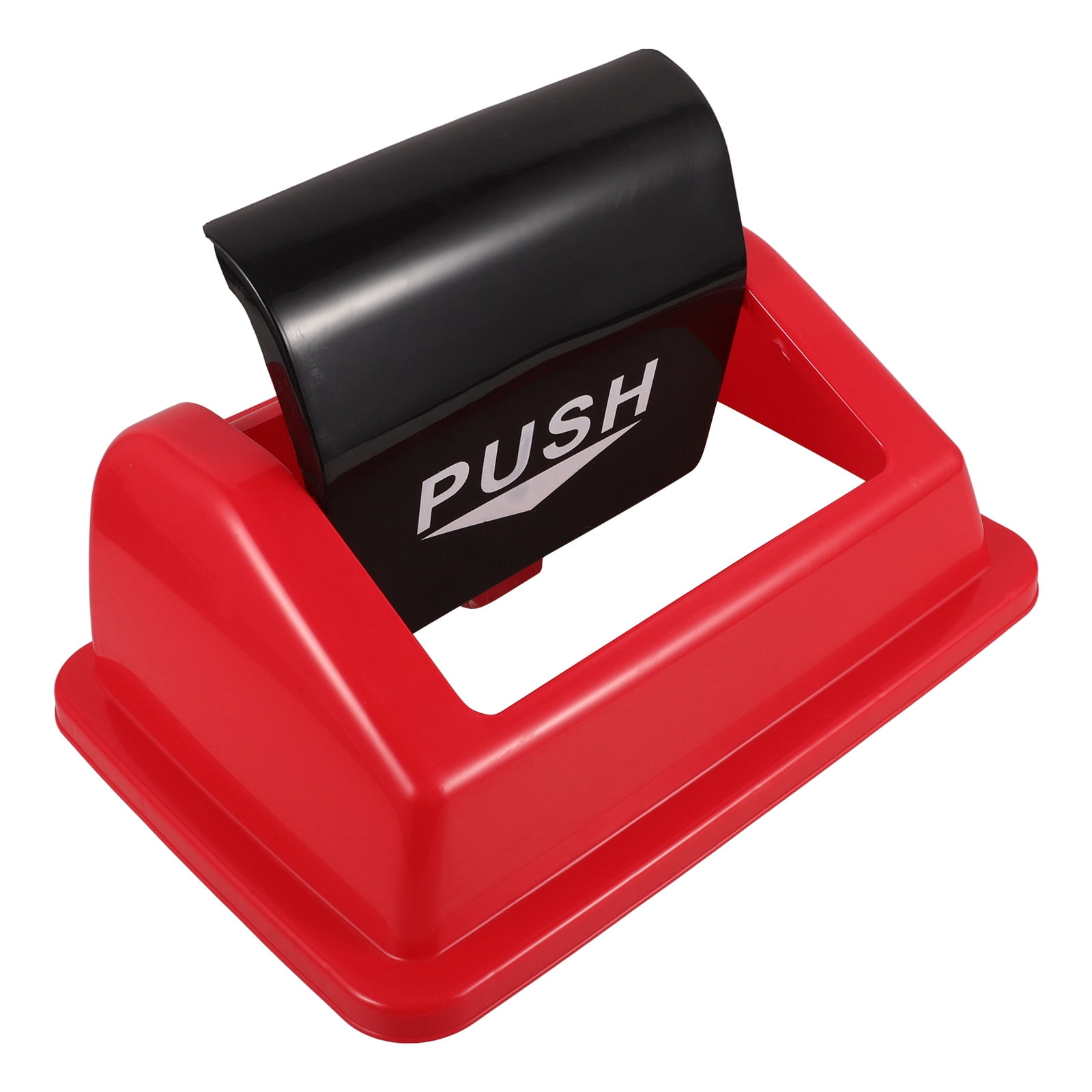 unbranded Recycling Bin with Lid Wheeled Garbage Can Trash Can Lid 40.00X27.00X15.50CM Red