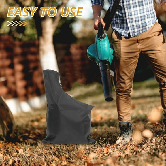 OULII Convenient Leaf Bag Black Oxford Cloth 1Pack