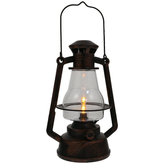 unbranded  Lights for Camping Retro Lantern Led Fireplace Imitating House Decoration Lamp