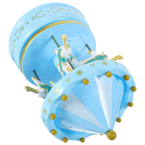unbranded Romantic Carousel Music Box Delicate Music Box Household Desktop Decoration