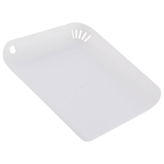 WHAMVOX 1Pcs Square Plastic Cutting Board for Home Kitchen Wear Resistant and White 9.04x9.04in