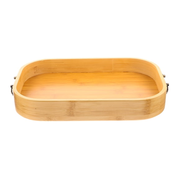 unbranded  Couch Tray Coffee Table Rectangular Bamboo Multipurpose Living Room Tabletop