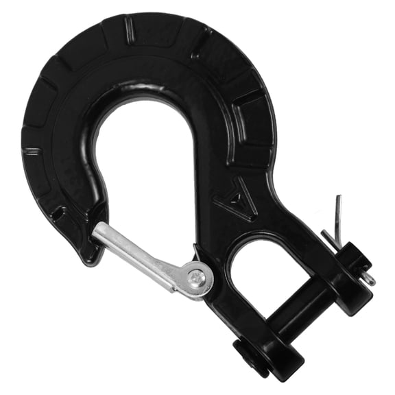 unbranded Safety Latch Winch Hook Stopper Synthetic Rope Steel Cable Heavy Duty Winch Hook for Recovery and Towing Winch Accessories