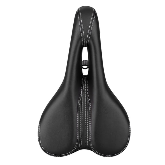FONDOTIN Ergonomic Lightweight Black Road Bike Saddle Cushion for Comfortable Distance Cycling and Daily Commuting