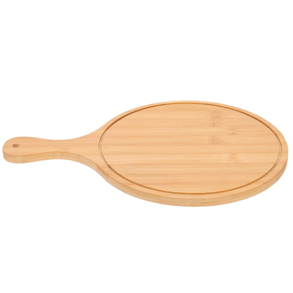 unbranded Serving Board Tray Bamboo Pizza Pan Multipurpose Smooth Surface