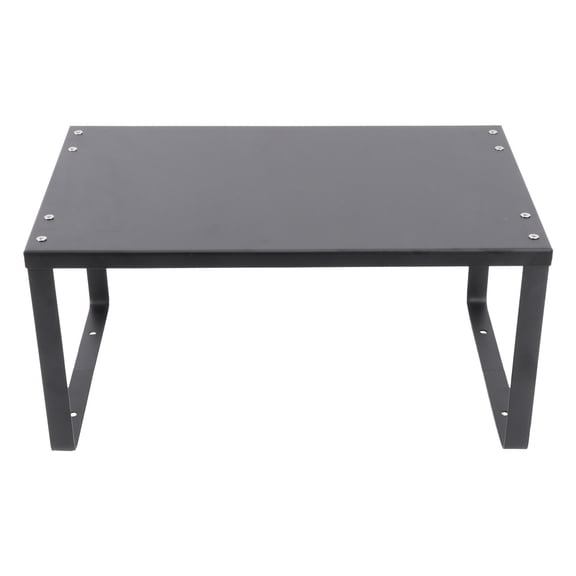 unbranded Shelf Stackable Display Storage Cabinets Kitchen Office Black