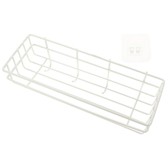 FONDOTIN Bathroom Storage Rack White 1 Set 11X3.9X3.9In