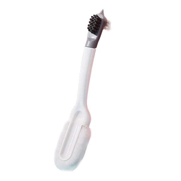 ROMANSENTIAL 1Pc Multi Functional Shoe Brush for Cleaning Assorted Color PP Material All in One
