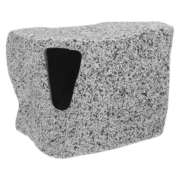 LITINKIMI Enhances Aesthetic Shrimp Hiding Spot Dark Grey 1Set Natural Cave Shape