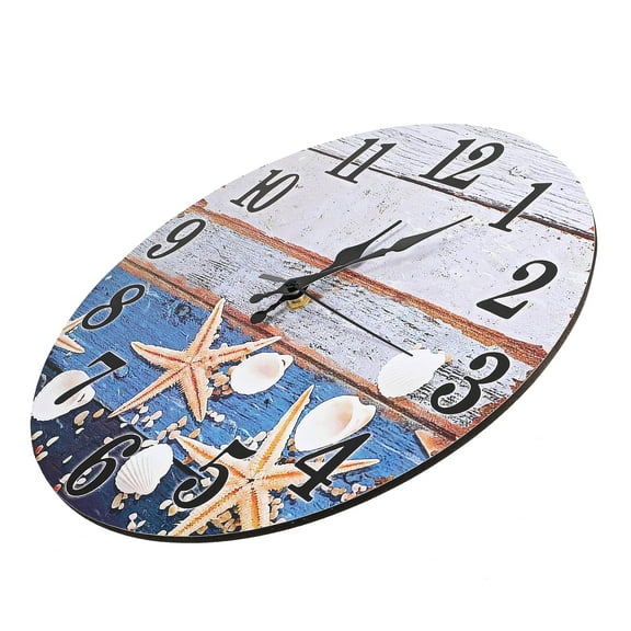 unbranded  Silent Digital Mute Clocks Wall Battery Operated Beach