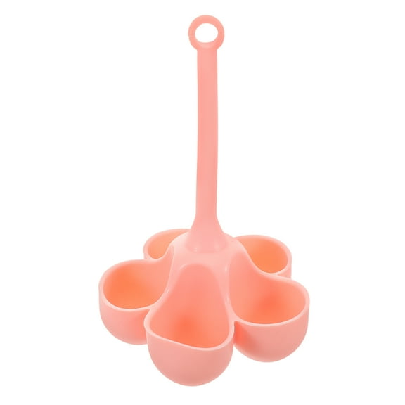 unbranded Silicone Egg Egg Cup Holders Egg Maker Egg Cup Egg Cooker 5-holes Egg Cups Kitchen Accessory Egg Maker Cup Compact Egg Cooking Tool Pink