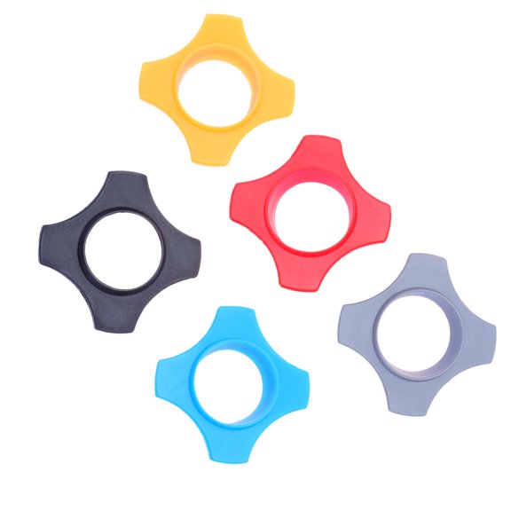 TEHAUX Handheld Microphone Silicone Shock Absorber 5-Pack Assorted Colors Noise Reduction