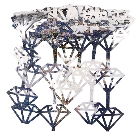 unbranded Silk Curtain Groovy Party Decorations Window Silver