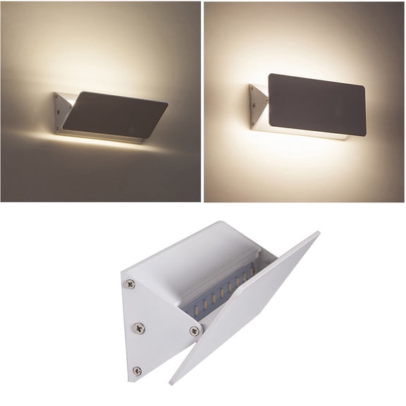 HEANUJJ  Indoor Wall Light Easy to Install Round Shape for Home Decor White