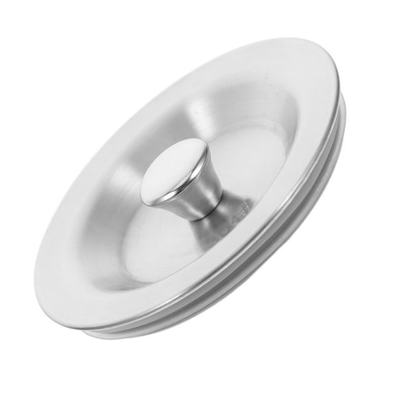 Kitchen Sink Drain Lid Stainless Steel Sink Cover Basin Cover 1 Set Efficient Sink Stopper for Home Use