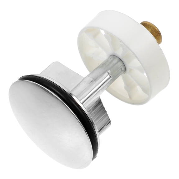 SKISUNO White Sink Drain Strainer with Durable Copper and Stainless Steel Construction for Kitchen