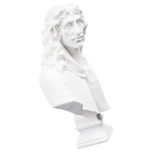 unbranded  Sketch Plaster Figure (rh-6176) Resin Statue Ornament Man White