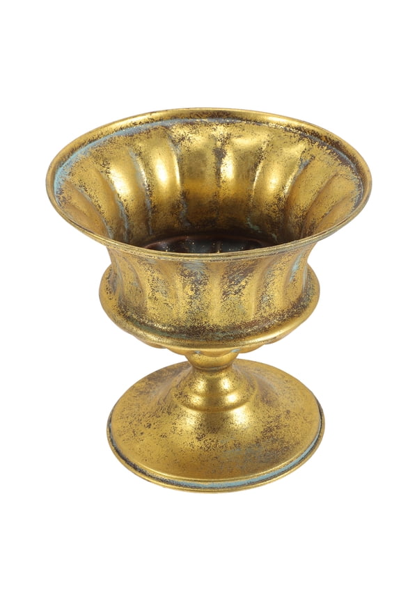 Small Gold Plant Pot Planters European Retro Flowerpot Simple Design