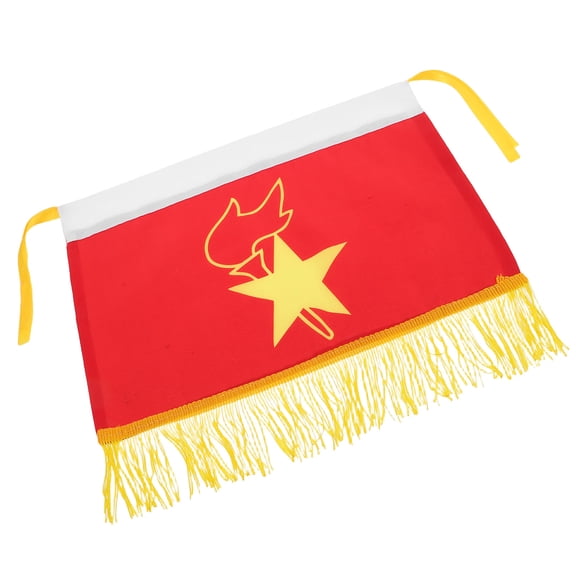 OFFIGAM Red Handheld Flag for Drum and Snare Drum Performance