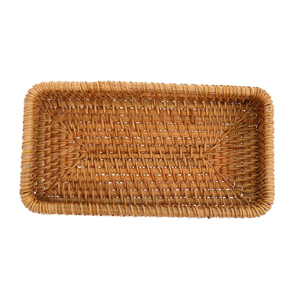 HONITANO Premium Rattan Woven Basket Multi-Function Food Holder Brown