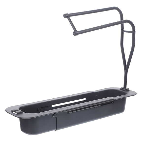 unbranded  Soap Bar Holder Water Trough Dish Drying Rack Storage Shelves Black