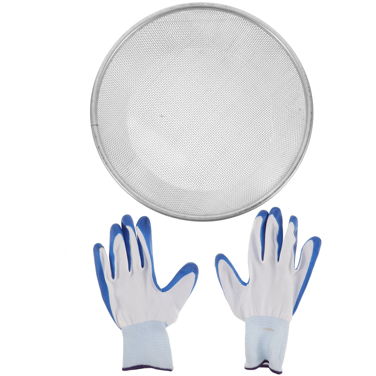 Fuliko 3-Piece Garden Soil Sifter Set With 2.8/3.8/5mm Mesh Screens And Comfortable Handle Ideal For Sifting Sand Compost And Potting Soil