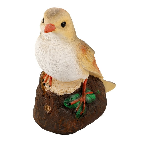 unbranded Solar Robin Light Outdoor Statue Outdoors Lights Decorative Ornaments