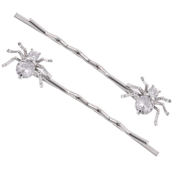 unbranded Spider Hair Accessories Goth Hair Clips Easy to Use Hairpins Bride Size 1 Silver