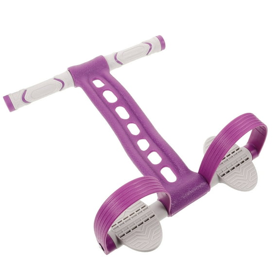 unbranded Sports Pull Rope Tension Push up Board Pedal Exerciser Fitness Purple