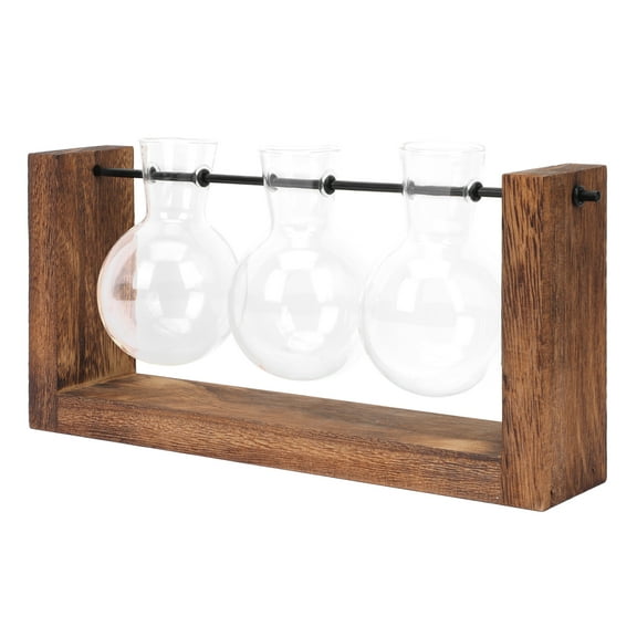 unbranded Square Decoration Glass Hydroponic Vase Attractive Elegant Office