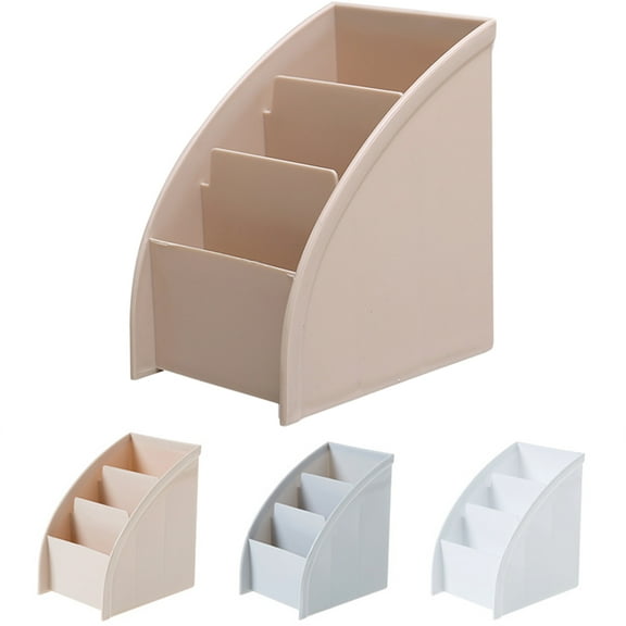 WRISTBIQUE Storage Containers For Makeup Plastic Organizer 1Pack Khaki
