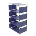 thumbnail image 1 of unbranded  Shoe Rack Boxes Display Adjustable Stores Homemade Stackers Work Blue, 1 of 8