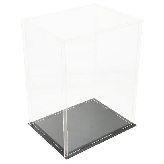 unbranded Clear Scratch-resistant Display Case Dust-proof Display Case 25x18cm