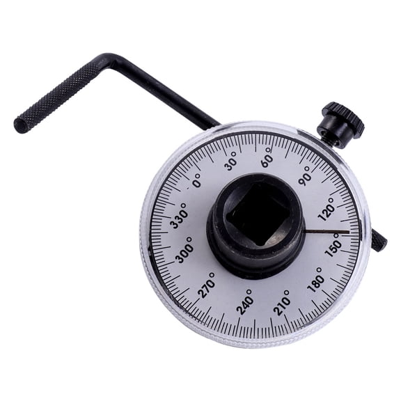 Torque Gauge Tool with Clear Dial for Repairing Use Precision Measurement Adjustable Angle Gauge