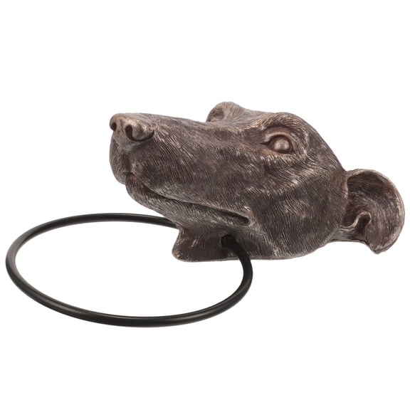 unbranded Stopper Imitation Dog Head Door Knocker Realistic Door Handle 16.50X11.50X7.50CM