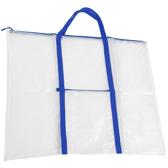 unbranded Storage Bag Carry Visual Art Carrying Case Tote Organizer Blue