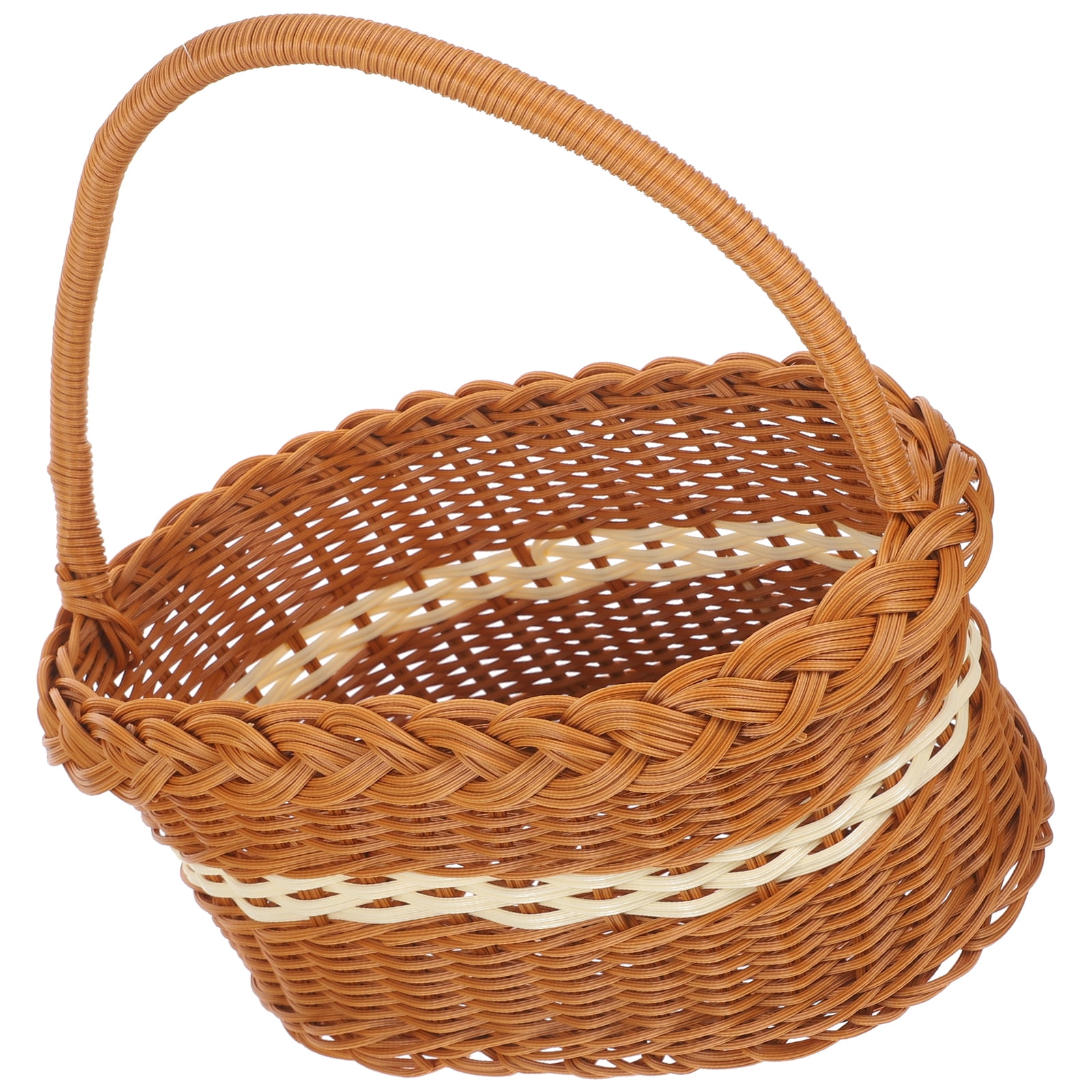 unbranded  Storage Basket Hand Natural Atmosphere Shopping Baby