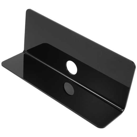 unbranded  Storage Bracket Bathroom Accessory Shelves for Wall Bedside Shelf Black