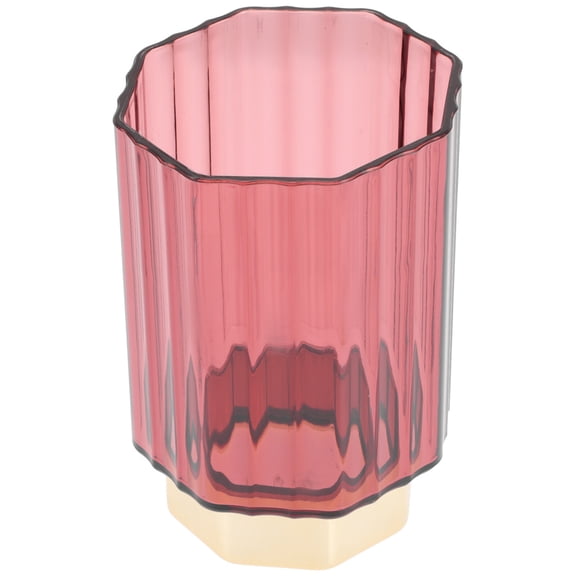 unbranded Sunglass Pen Makeup Brush Storage Container Household Organizer 13x7.5cm Red