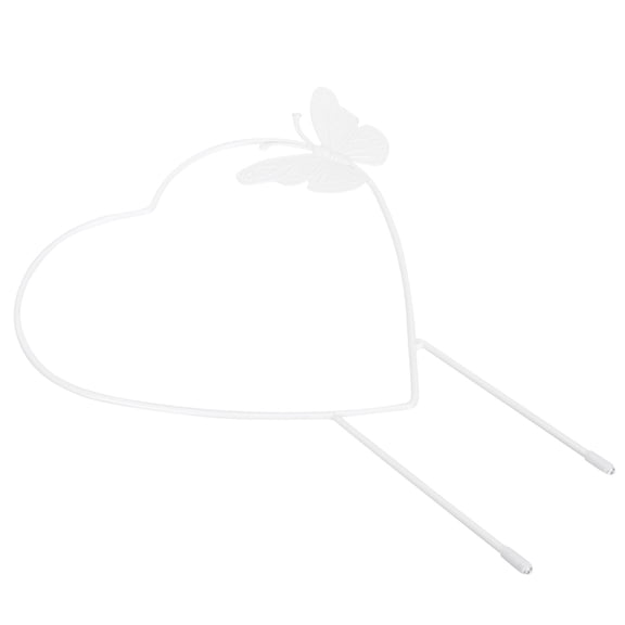 unbranded  Supporting Rack Iron Flower Stand Plants The Rose Arbor White