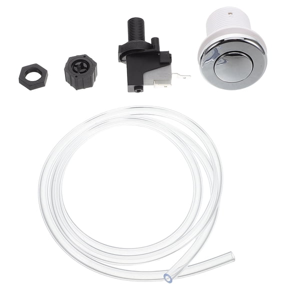 OULII Air Pressure Switch Button for Waste Disposal Spa Bathtub Plastic and Metal
