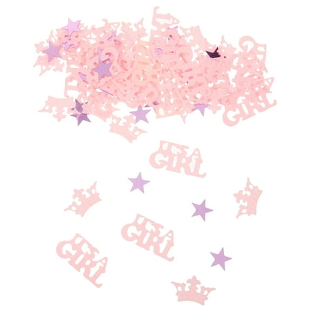 unbranded Table Decorations Party Supplies Gender Reveal Confetti Baby Girl 2.5x1.2cm