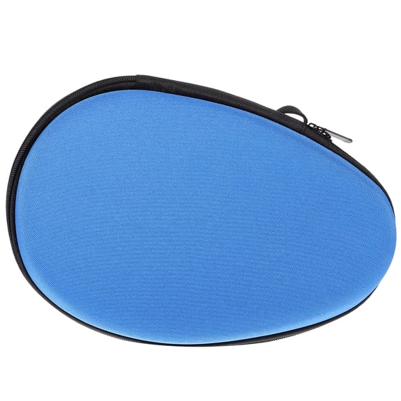 unbranded  Table Tennis Racket Bag Practical Fixed Paddle Case Bin Blue