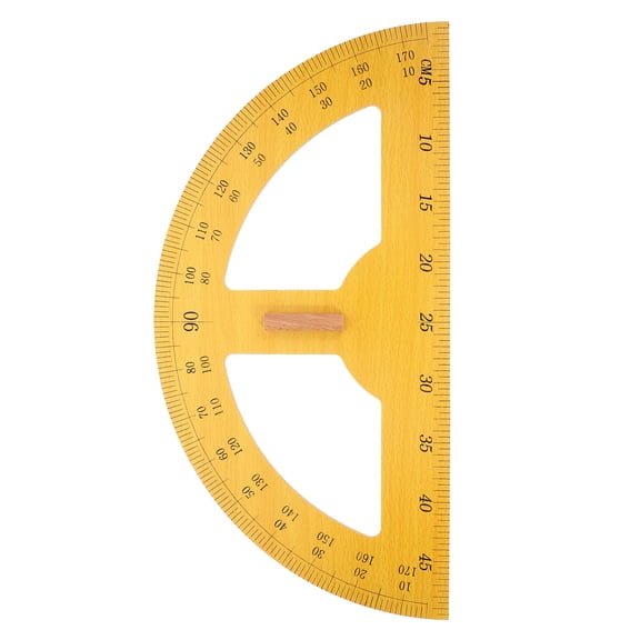 unbranded Teaching Protractor Math Teaching Aid Semi Circle Protractor Handheld Protractor