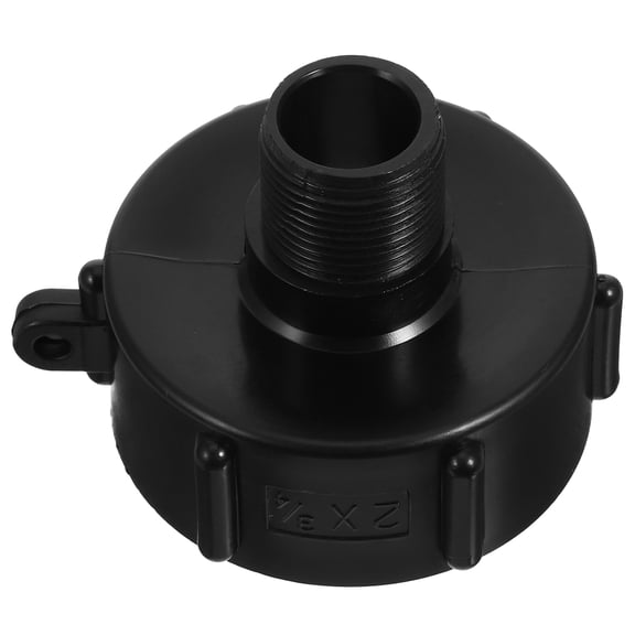 OUNONA Black Plastic Threaded Connector for Ibc Tote Tank Easy Installation