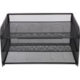 thumbnail image 1 of unbranded  Three-layer File Shelf Organizers Stackable Tray Holder for Desk Document Office Black, 1 of 8