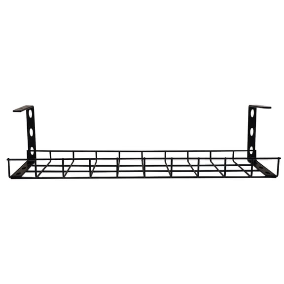 unbranded Ties Monitor Storage Rack Desk Wire 57X17X15CM Black