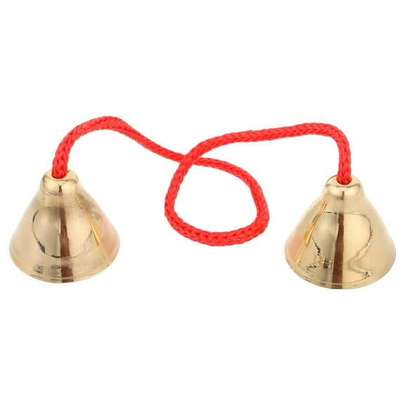 unbranded Tingsha Cymbals Bells Traditional Handheld Agogo Percussion Instrument for Meditation Sound Healing and Spiritual Balance