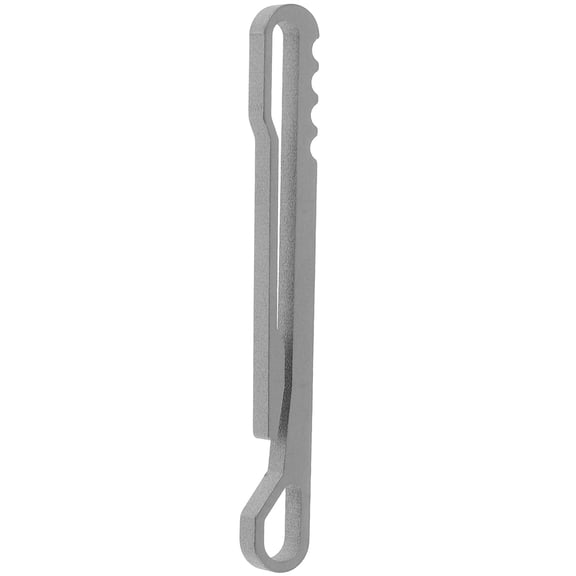 COSMOBETTY Titanium Keychain Minimalist Holder Craftsmanship Heavy Duty Keyring Silver