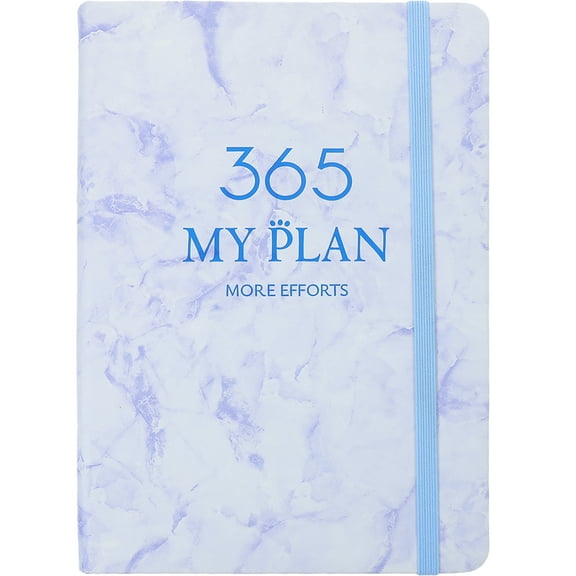 HAMPPLIES Study Planner Black Rectangular 1Set 8.3X5.8X0.7In